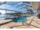 Enclosed pool with spa overlooking the harbor, perfect for relaxation and enjoying the waterfront scenery at 5836 Skimmer Point S Blvd, Gulfport, FL 33707