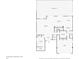 First floor plan with open living space, kitchen, dining, bedrooms and large screened patio/pool area at 727 Key Royale Dr, Holmes Beach, FL 34217