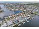 Home with canal access and breathtaking waterfront views of the surrounding neighborhood at 6446 Lake Sunrise Dr, Apollo Beach, FL 33572