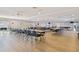Spacious meeting room with tables and chairs is ideal for community events and social gatherings at 11200 102Nd Ave # 125, Seminole, FL 33778