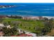 Breathtaking aerial view of the ocean, park, and the property at 1200 N Shore Ne Dr # 204, St Petersburg, FL 33701