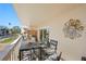 Inviting balcony offers comfortable seating and peaceful outdoor views at 1200 N Shore Ne Dr # 204, St Petersburg, FL 33701