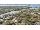 Enjoy this beautiful aerial view of the property near the intercoastal waterway at 1157 Brook Rd, Clearwater, FL 33755
