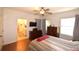 Bedroom with a view into an ensuite bathroom at 1372 Palmetto St, Clearwater, FL 33755