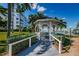 Community gazebo surrounded by lush landscaping, ideal for relaxing by the water at 3010 59Th S St # 303, Gulfport, FL 33707
