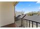 Second story balcony with views of neighboring properties at 4142 N Nebraska Ave, Tampa, FL 33603
