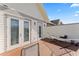 Outdoor deck features a hammock and chairs for relaxing with a view at 4142 N Nebraska Ave, Tampa, FL 33603