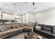 Open living area featuring a spacious living room connected to a modern kitchen and a dining area, great for gatherings at 4142 N Nebraska Ave, Tampa, FL 33603