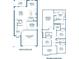 Detailed floor plan showcasing the layout of the home's main and second floors at 12515 Horseshoe Bend Dr, Lithia, FL 33547