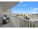 Enjoy amazing views from this relaxing waterfront balcony overlooking the bridge and bay waters at 500 Treasure Island Cswy # 308, Treasure Island, FL 33706