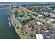 Aerial view of waterfront community with access to the Gulf of Mexico at 1028 Apollo Beach Blvd # 13, Apollo Beach, FL 33572