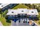 Overhead view of the condo with parking and exterior AC units at 1370 70Th N St # 2-1382, St Petersburg, FL 33710