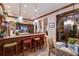 Spacious kitchen with bar seating and views at 705 Riviera Dunes Way, Palmetto, FL 34221