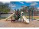 Outdoor playground equipment with slides and climbing structure at 12227 Darwood Dr # 0, Hudson, FL 34667