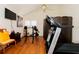 Home gym equipped with modern treadmill and weight bench at 18934 Avenue Biarritz, Lutz, FL 33558