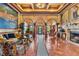 Stunning lobby with high ceilings, elegant decor, marble floors and refined furnishings at 2717 Via Cipriani # 620A, Clearwater, FL 33764