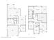 Detailed floor plan showcasing the layout of this home, including multiple bedrooms, bathrooms, and living spaces at 6411 Grenada Island Ave, Apollo Beach, FL 33572