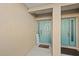 Inviting front entrance with a colorful welcome mat and refreshing blue door at 6980 Ulmerton Rd # 8C, Largo, FL 33771