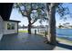 Back deck area, including the water views at 1514 Sea Gull S Dr, St Petersburg, FL 33707