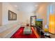 Well-lit living room offering hardwood floors, a plush sectional, and tasteful decor at 3410 Sondrio Cir, Tampa, FL 33611