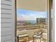 Balcony with coastal view from condo at 5701 Mariner St # 606, Tampa, FL 33609