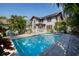 Inviting backyard pool area with lounge chairs, perfect for relaxation and entertaining at 6342 5Th N Ave, St Petersburg, FL 33710