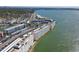 The Diplomat condos offer beach access and ample parking, as shown in this aerial view at 5980 Shore S Blvd # 510, Gulfport, FL 33707