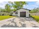 Charming one-story home with a dark garage door, well-maintained lawn, and inviting curb appeal at 1520 Arnold Ave, Brooksville, FL 34601