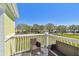 Outdoor seating and scenic views from the unit's rear balcony at 4744 Snook Se Dr, St Petersburg, FL 33705