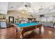Billiards room offering a pool table, comfortable seating, and stylish decor for leisure and recreation at 4744 Snook Se Dr, St Petersburg, FL 33705