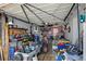 Attached garage with various stored items at 5559 17Th N Ave, St Petersburg, FL 33710