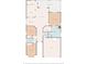 Detailed floor plan illustrating the layout of the home, including bedrooms, bathrooms, kitchen, and living areas at 8315 Moccasin Trail Dr, Riverview, FL 33578