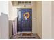 A closer exterior shot of the front door of the home at 8315 Moccasin Trail Dr, Riverview, FL 33578