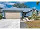 Charming single-Gathering home with a metal roof, a spacious 2-car garage, and manicured landscaping at 1204 50Th E St, Bradenton, FL 34208