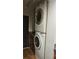 Modern stackable washer and dryer for space-saving convenience at 2102 W Ivy St, Tampa, FL 33607