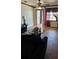 Cozy living room showcasing a decorative fireplace and comfortable seating at 2102 W Ivy St, Tampa, FL 33607