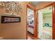 Hallway with view of a bedroom and bathroom at 2940 Bay View Dr, Safety Harbor, FL 34695