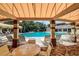 Community pool and lounge area at 3624 Autumn Amber Dr, Spring Hill, FL 34609