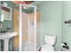 Bathroom with shower and commode at 6935 Date Palm S Ave, St Petersburg, FL 33707