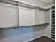 A spacious walk-in closet with custom shelving and ample storage space, perfect for organization at 7325 S Trask St, Tampa, FL 33616