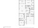 This spacious floor plan shows the layout of the bedrooms, bathrooms, kitchen, garage, and living spaces at 13218 Satin Lily Dr, Riverview, FL 33579