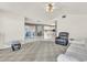 This shot shows how open the kitchen/eat-in area is to the living room at 13216 Parkhurst Ct, Riverview, FL 33569