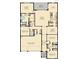 Detailed floor plan showcasing layout, including the Primary suite, bedrooms, kitchen, and three car garage at 11717 Navajo Sandstone St, Riverview, FL 33579