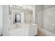 Bright bathroom with dual sinks and a bath/shower combo at 2967 Bayshore Pointe Dr, Tampa, FL 33611