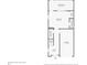 First floor plan showing bedroom, covered patio, bathroom, closet, utility closet, stairs, foyer and garage at 2967 Bayshore Pointe Dr, Tampa, FL 33611