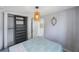 Cozy bedroom showcasing a stylish closet and elegant wall decor for a comfortable and inviting space at 9169 Robin Rd, Seminole, FL 33777
