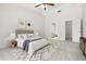 Modern bedroom featuring neutral walls, carpet and large closet with wire shelving at 1740 Shady Leaf Dr, Valrico, FL 33596
