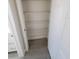 Pantry with several shelves for optimal storage at 2432 Auburn S St, St Petersburg, FL 33712