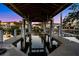 A covered boat dock with lifts is an ideal spot for boating and waterside relaxation at 5004 S The Riviera, Tampa, FL 33609