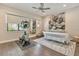 Bright exercise room with fitness equipment, mirrors, and natural light for an energizing workout space at 5004 S The Riviera, Tampa, FL 33609